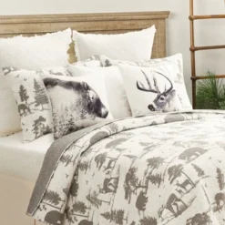 C&F Home Deer Forest Indoor And Outdoor Throw Pillow