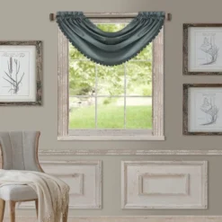 All Seasons Single Waterfall Window Valance - 52" X 36" - Elrene Home Fashions -Home Decor Store GUEST 88f60206 9721 403b 8238 0a533fc0492c