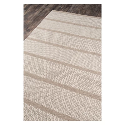3'6"x5'6" Stripe Woven Accent Rug Beige - Momeni 5 3'6"x5'6" Stripe Woven Accent Rug Beige - Momeni - Image 3