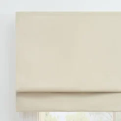 Faux Silk 100% Total Blackout Cordless Roman Blind And Shade - Eclipse