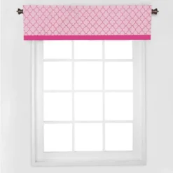Bacati - Quatrefoil Pink Window Valance 12 Bacati - Quatrefoil Pink Window Valance -Home Decor Store GUEST 8a1dcadc 2ef9 4d40 b74f 4edf3a0b2ef1