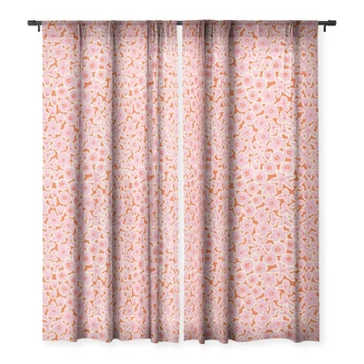 Alisa Galitsyna Vibrant Summer Pattern 2 Single Panel Sheer Window Curtain - Society6 4 Alisa Galitsyna Vibrant Summer Pattern 2 Single Panel Sheer Window Curtain - Society6 - Image 2