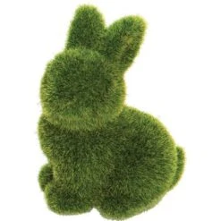 Gallerie II Moss Flocked Easter Bunny Set Of 3