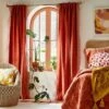 1pc Light Filtering Velvet Macrame Trim Window Curtain Panel Burnt Orange - Opalhouse™ Designed With Jungalow™ -Home Decor Store GUEST 92dfaf13 4813 4967 a623 6cda6de279dc