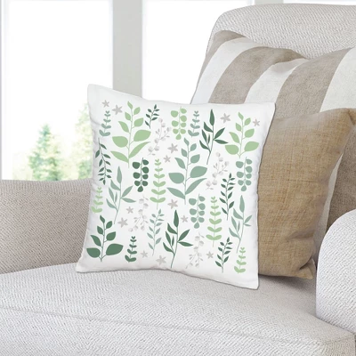 Big Dot Of Happiness Boho Botanical - Greenery Party Home Decorative Canvas Cushion Case - Throw Pillow Cover - 16 X 16 Inches 3 Big Dot Of Happiness Boho Botanical - Greenery Party Home Decorative Canvas Cushion Case - Throw Pillow Cover - 16 X 16 Inches