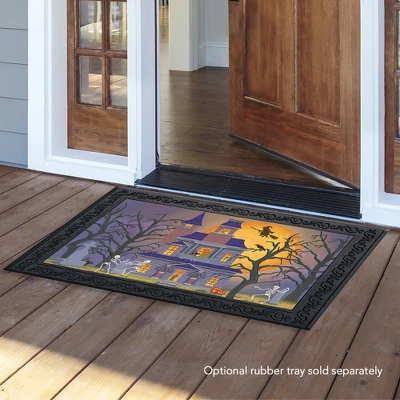 Briarwood Lane Haunted House Party Halloween Doormat Full Moon Indoor / Outdoor 30" X 18" 4 Briarwood Lane Haunted House Party Halloween Doormat Full Moon Indoor / Outdoor 30" X 18" - Image 2