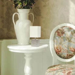 11.81" Tall Petite Hammered Square Bedside Table Desk Lamp With White Fabric Shade Silver - Simple Designs -Home Decor Store GUEST 94c4bbcc 65ba 4f2c 950c 0638872cea2e