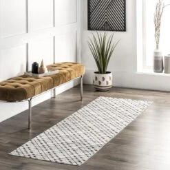 NuLOOM Linda Machine Washable Plaid Area Rug