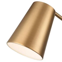 360 Lighting Industrial Modern Desk Lamp With USB And AC Power Outlet 23.5" High Antique Brass Metal For Living Room Bedroom House Bedside -Home Decor Store GUEST 9ae329aa ecd9 4387 b642 e7edc0e05733