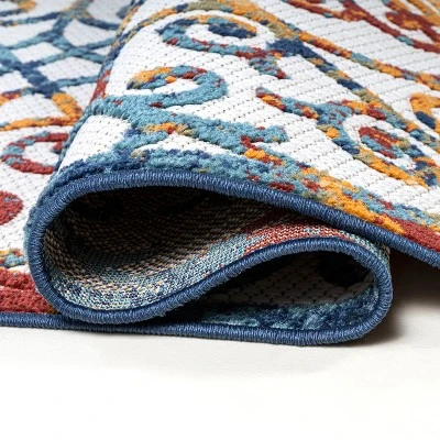 Atrani Scroll Trellis Indoor/Outdoor Area Rug - JONATHAN Y 12 Atrani Scroll Trellis Indoor/Outdoor Area Rug - JONATHAN Y - Image 10