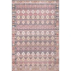 NuLOOM Sherri Bohemian Diamond Machine Washable Area Rug -Home Decor Store GUEST 9bc8f248 f791 4e37 9c1b ff8c174364d2