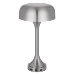 22" Metal Table Lamp Brushed Steel - Cal Lighting -Home Decor Store GUEST 9bd635bc 0026 4981 a0b5 31369be345eb