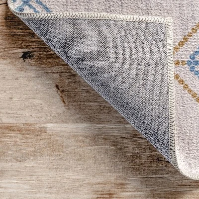 NuLOOM Kiya Machine Washable Moroccan Global Geometric Area Rug 8 NuLOOM Kiya Machine Washable Moroccan Global Geometric Area Rug - Image 6