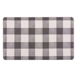 World Rug Gallery Checkered Plaid Anti-Fatigue Standing Mat -Home Decor Store GUEST 9d997514 d89c 43ba a57c 4b7f12f53e6f