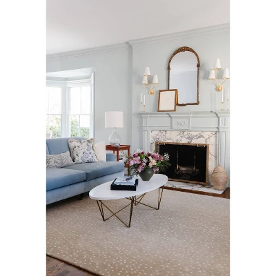 Woodland Antelope Hand Tufted Wool Area Rug Beige - Erin Gates By Momeni 9 Woodland Antelope Hand Tufted Wool Area Rug Beige - Erin Gates By Momeni - Image 7