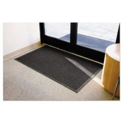 2'x3' Rectangle Solid Plastic Floor Mat Black - Guardian -Home Decor Store GUEST 9f786ec8 2699 43d7 8160 ef013770bf84