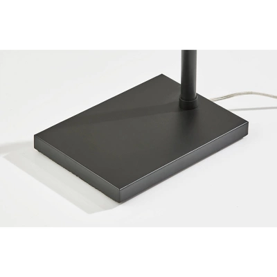 1-Light Dalton Floor Lamp Black (Includes Light Bulb) - Adesso 5 1-Light Dalton Floor Lamp Black (Includes Light Bulb) - Adesso - Image 3