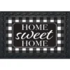 Home Sweet Home Checkers Spring Doormat Indoor Outdoor 30" X 18" Briarwood Lane -Home Decor Store GUEST a40346b1 ed19 436b b59d 75ea1513e2aa