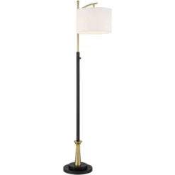 Possini Euro Design Modern Downbridge Floor Lamp 64" Tall Black Brass Metal Linen Drum Shade For Living Room Reading Bedroom Home 15 Possini Euro Design Modern Downbridge Floor Lamp 64" Tall Black Brass Metal Linen Drum Shade For Living Room Reading Bedroom Home -Home Decor Store GUEST a6a355c1 e149 4289 a0b7 bf87f6c6d4ee