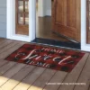 Red Checkered Home Sweet Home Natural Fiber Coir Doormat 30" X 18" Briarwood Lane -Home Decor Store GUEST a8888405 703a 4b4c a492 924a77f2a087