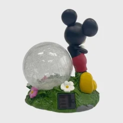 Disney 10" Fiberglass/Polyester Mickey Mouse Solar Garden Statue With Crackle Glass Ball -Home Decor Store GUEST a8d59c1e 9e58 409e 88c3 a7fa72f1cbf6