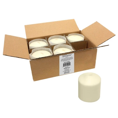 6pk Pillar Candles Ivory - Stonebriar Collection 6 6pk Pillar Candles Ivory - Stonebriar Collection - Image 4