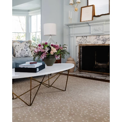 Woodland Antelope Hand Tufted Wool Area Rug Beige - Erin Gates By Momeni 12 Woodland Antelope Hand Tufted Wool Area Rug Beige - Erin Gates By Momeni - Image 10