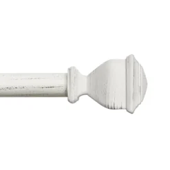 Exclusive Home Napoleon 1" Indoor/Outdoor Curtain Rod And Finial Set