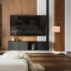 58" Brass Floor Lamp With White Linen Shade - Globe Electric -Home Decor Store GUEST ae2ea069 ce18 4dbd a243 e4f6937af9bb