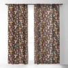Avenie Mushroom Medley Pattern Single Panel Sheer Window Curtain - Society6 -Home Decor Store GUEST af358c9e 7ba2 4531 b4d9 f97a4c1ac6e0