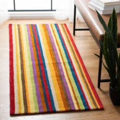 Tasha Stripe Loomed Area Rug - Safavieh