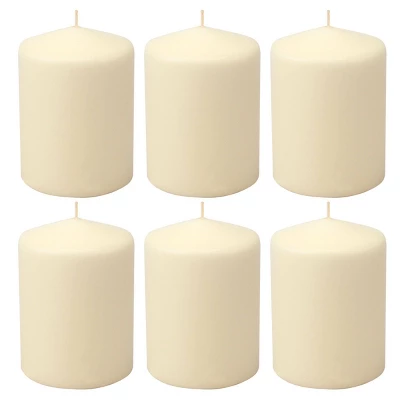 6pk Pillar Candles Ivory - Stonebriar Collection 10 6pk Pillar Candles Ivory - Stonebriar Collection - Image 8