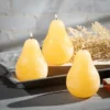 Pale Yellow Pear Candles - Set Of 3 -Home Decor Store GUEST b01def2c bb69 47bf 9c4f a9277fd65715