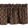 Home Collections By Raghu Marshfield Jacquard Black Valance, 72x15.5 -Home Decor Store GUEST b1352983 72df 48c9 9f9b 961b1d83912d