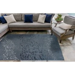 Liora Manne Carmel Indoor/Outdoor Rug Navy -Home Decor Store GUEST b2116281 b644 46b7 9463 70357df023e2