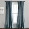 Home Boutique Prima Velvet Solid Light Filtering Back Tab/Rod Pocket Window Curtain Panels Slate Blue 54x84 Set -Home Decor Store GUEST b27bcbb8 a0f0 49ea 93ed 7a49f62c2541