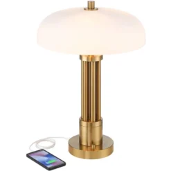 Possini Euro Design Possini Euro® Granview Desk Lamp With Glass Shade And Dual USB Ports 11 Possini Euro Design Possini Euro® Granview Desk Lamp With Glass Shade And Dual USB Ports -Home Decor Store GUEST b32beb76 16a5 4208 a6c8 5e71c59200cd