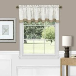Kate Aurora Country Farmhouse Striped Window Valance Curtain Treatments - Assorted Colors -Home Decor Store GUEST b33c184a 9e0f 4958 8444 901b7a1c5503