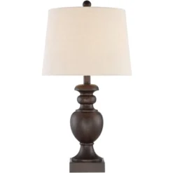 Regency Hill Traditional Table Lamps 24.25" High Set Of 2 Pedestal Bronze Off White Tapered Drum Shade Living Room Bedroom Bedside Nightstand 13 Regency Hill Traditional Table Lamps 24.25" High Set Of 2 Pedestal Bronze Off White Tapered Drum Shade Living Room Bedroom Bedside Nightstand -Home Decor Store GUEST b3ee59a8 c9c2 4e79 8875 2e3f4580f80c