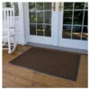 2'x3' Solid Doormat Brown/Black - HomeTrax -Home Decor Store GUEST b4781083 4585 41fa 866b 9f1c0e6e2c98