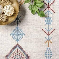 NuLOOM Kiya Machine Washable Moroccan Global Geometric Area Rug 15 NuLOOM Kiya Machine Washable Moroccan Global Geometric Area Rug -Home Decor Store GUEST b6082660 c09e 4d52 9bf9 58808902425e