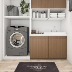 World Rug Gallery Welcome Kitchen Anti Fatigue Standing Mat -Home Decor Store GUEST b74905d9 e8dd 4950 8090 7fa9f2bce957