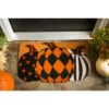 Evergreen Pattern Pumpkins Shaped Indoor Outdoor Natural Coir Doormat 1'6"x2'6" Multicolored -Home Decor Store GUEST b81ac29b a953 4ab9 ac1f 58b471bbd806