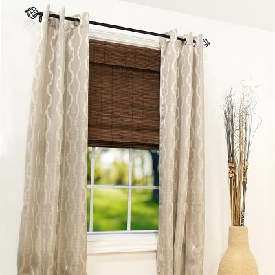 Radiance Brooklyn 41.5-in Cordless Cocoa Bamboo Roman Shade 3 Radiance Brooklyn 41.5-in Cordless Cocoa Bamboo Roman Shade