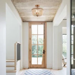 14" LED 3-Light Allie Wood Bead/Iron Pendant Antique Gold/Taupe - JONATHAN Y 8 14" LED 3-Light Allie Wood Bead/Iron Pendant Antique Gold/Taupe - JONATHAN Y -Home Decor Store GUEST bdfbc2a3 b535 4cd8 bd43 817228a3e974