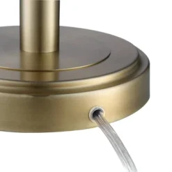 360 Lighting Camile Modern Table Lamps 25" High Set Of 2 Brass Metal With USB Charging Port Oatmeal Drum Shade For Bedroom Living Room Bedside Desk -Home Decor Store GUEST bfb6d194 22b1 4596 9ba1 6b40da5e1ed2