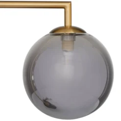 19" X 6" Metal Orb Desk Lamp With Marble Base Silver - Olivia & May -Home Decor Store GUEST c0490158 2a80 4994 b6ba 234ae2c174f8