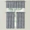 Kate Aurora Country Farmhouse Black & White Gingham Checkered Plaid Kitchen Curtain Tier & Valance Set - 58 In. W X 36 In. L 2 Kate Aurora Country Farmhouse Black & White Gingham Checkered Plaid Kitchen Curtain Tier & Valance Set - 58 In. W X 36 In. L -Home Decor Store GUEST c161cd6f ad3e 4cec 8e2a 996b09a3a5da