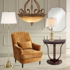 Kathy Ireland Sterling Estate Golden Bronze Pendant Chandelier 26 1/2" Wide Rustic Champagne Bowl Shade 3-Light Fixture For Dining Room Kitchen Island 15 Kathy Ireland Sterling Estate Golden Bronze Pendant Chandelier 26 1/2" Wide Rustic Champagne Bowl Shade 3-Light Fixture For Dining Room Kitchen Island -Home Decor Store GUEST c969f54c ccd9 44f6 88f1 b321a159e455