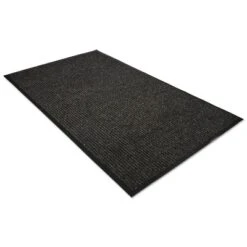 4'x6' Rectangle Solid Floor Mat Black - Guardian -Home Decor Store GUEST caebf299 0c42 4c00 a5b9 83a56ae7e88b